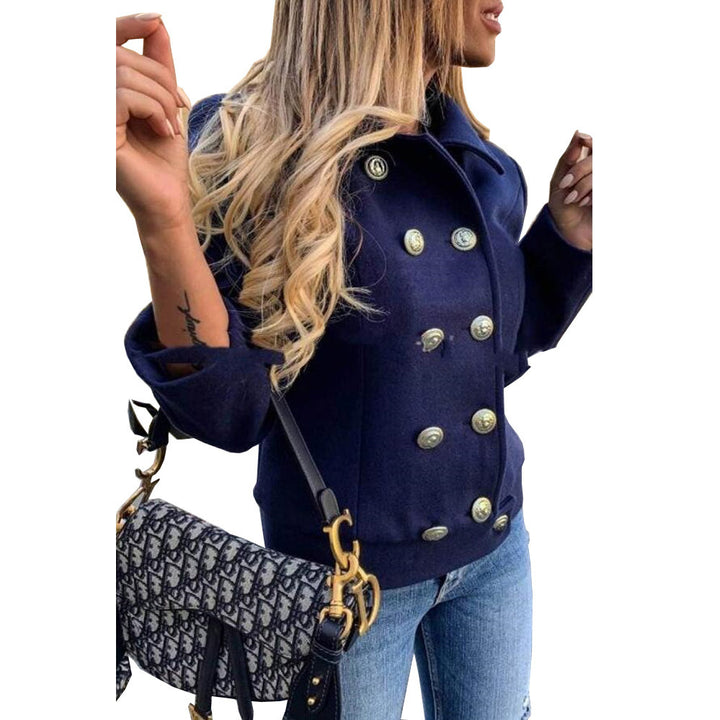 Women's clothing JACKKE with gold buttons and a casual chic cut