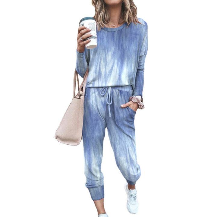 Women's jogging set with star print and elastic waistband Lune London