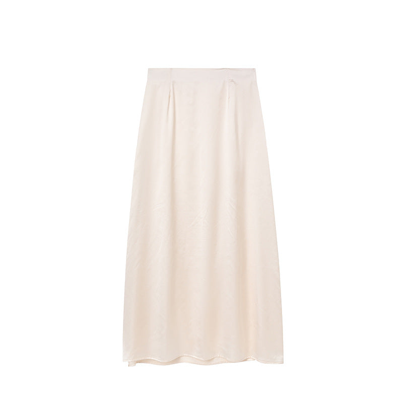 Maxi Skirt in Satin Women Lune London