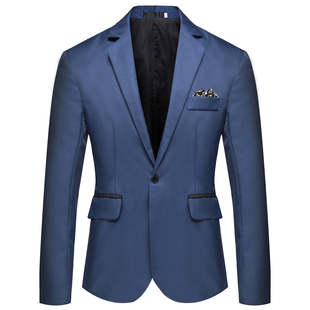 Elegant and modern suit jacket for men with satin finish Lune London