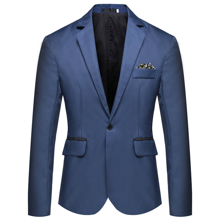 Elegant and modern suit jacket for men with satin finish Lune London