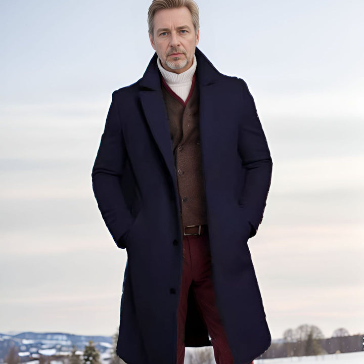 Elegant wool coat for men Amarae