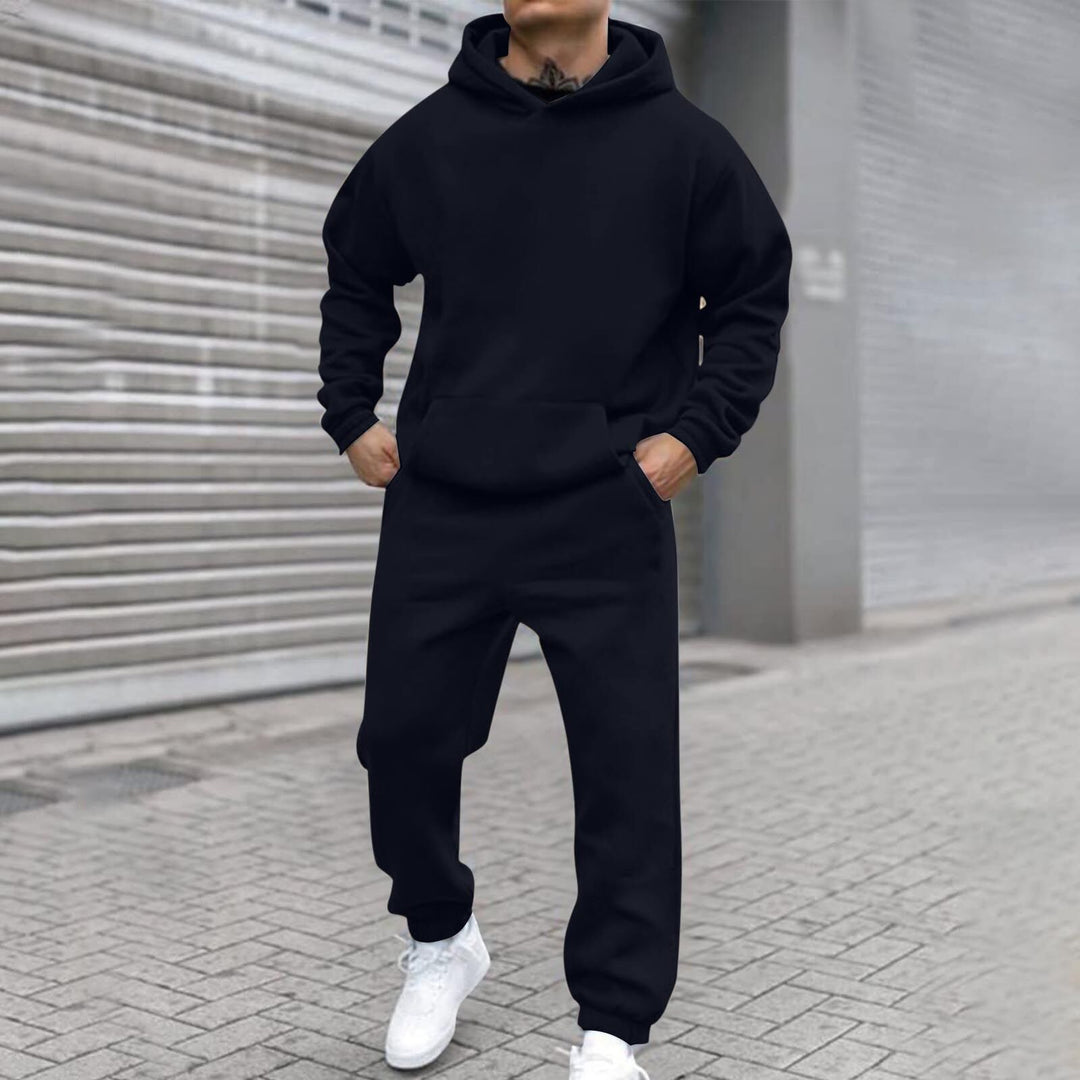 Men's casual hoodie tracksuit with oversized fit and practical pockets Lune London