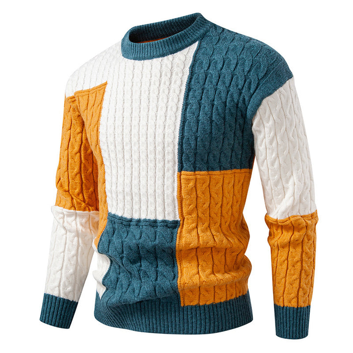 Women’s sweater with creative knit pattern Lune London