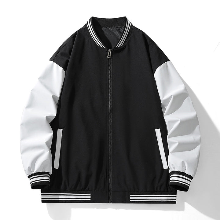 Sporty bomber jacket for men with contrast sleeves Lune London