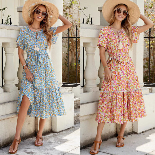 Amarae Floral Bohemian Maxi Dress for Women