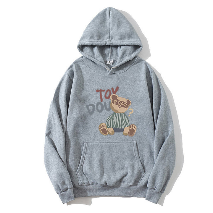 Womens hoodie with playful bear motif Chic & Stil