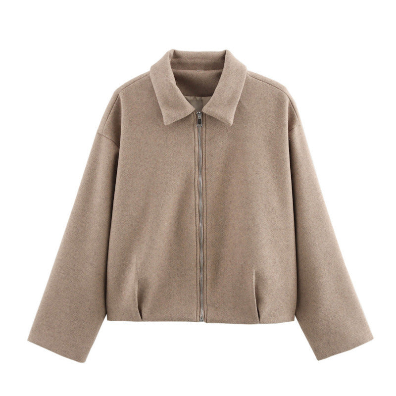 Elegant fleece jacket for ladies with zip Lune London