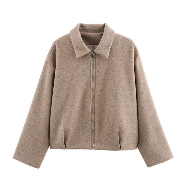 Elegant fleece jacket for ladies with zip Lune London