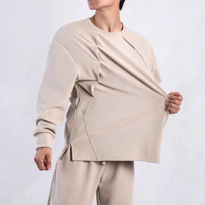 Women's sweatshirt with innovative structure design and casual fit Lune London