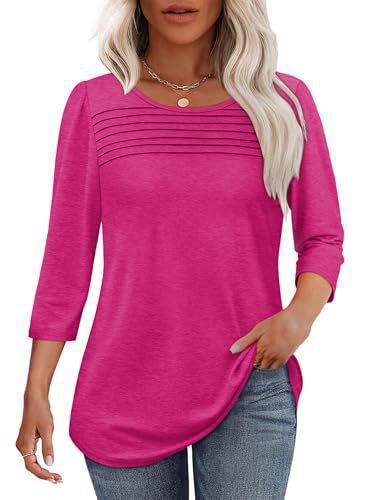 Women's Long Sleeve Shirt with Pleat Details Chic & Stil