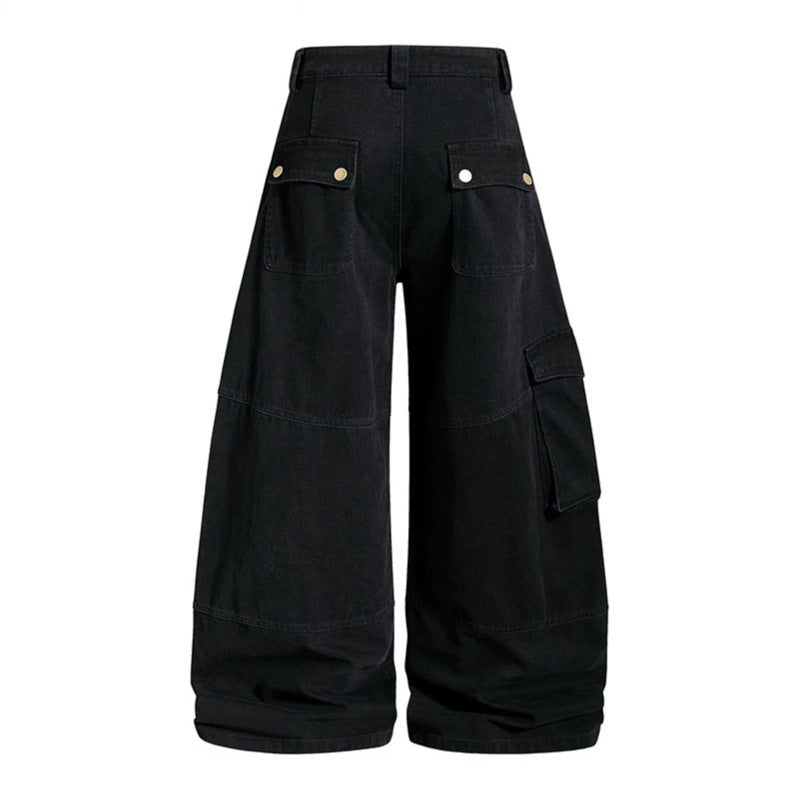 Women High-Cut Baggy Culotte with Multi-Cargo Pockets Amarae