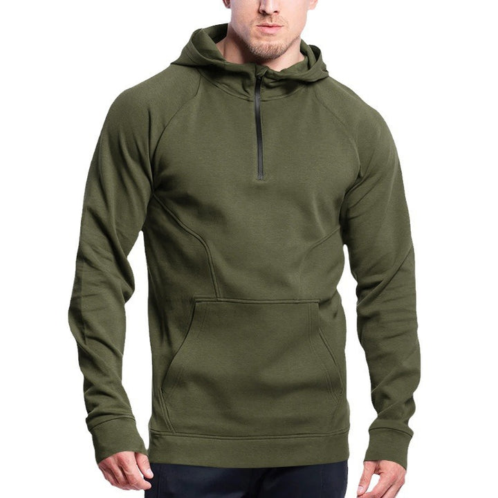 Men's hoodie with half-zip Lune London