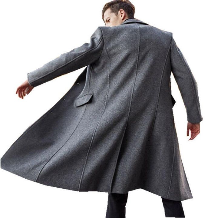 Elegant long coat for men with slim fit Amarae