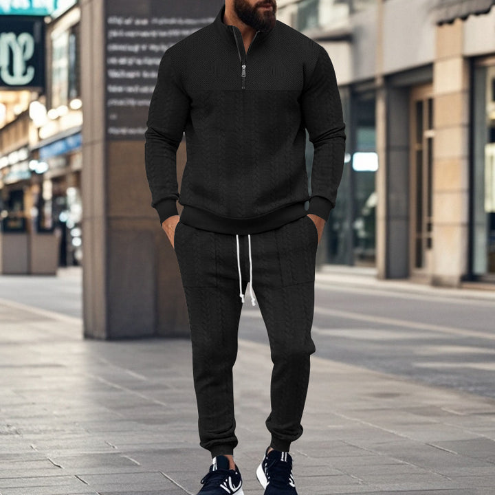 Lune London breathable sports leisure set for men with textured design