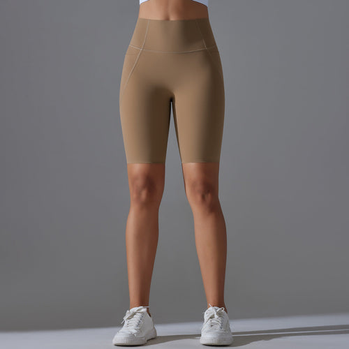 Women's Cycling Shorts with High Waist and Practical Side Pockets Amarae