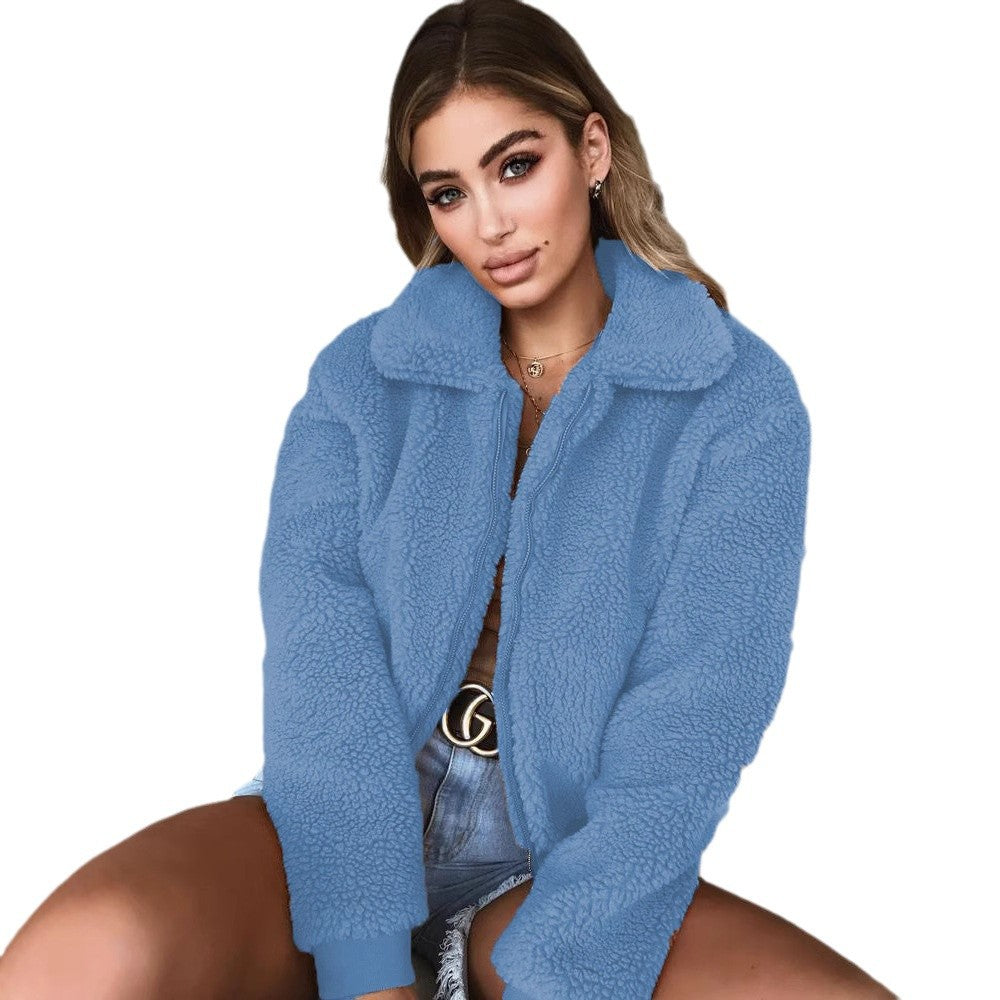 Comfortable polar bomber jacket for women Lune London