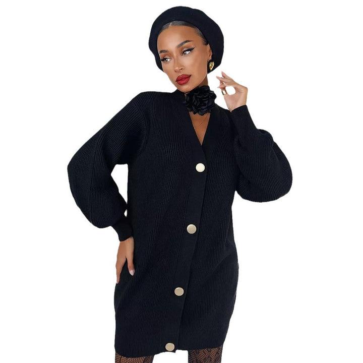 Gilet pour femmes avec des manches volumineuses et des détails de boutons décoratifs Chic & Stil