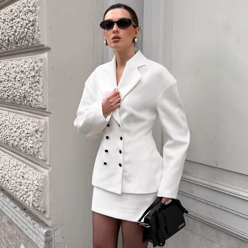 Oversized blazer jacket for women with elegant design Amarae