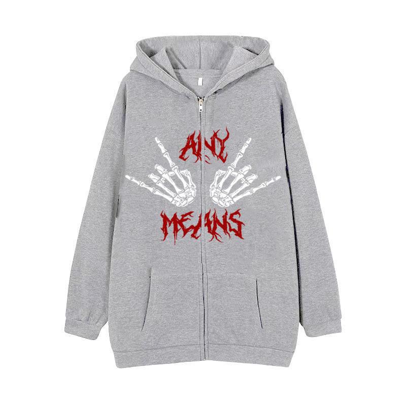 Women's hoodie with unique skeleton design and practical kangaroo pockets Lune London