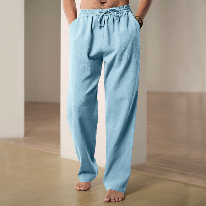 Men's Comfortable Lounge Pants with Elastic Waist and Side Pockets Lune London