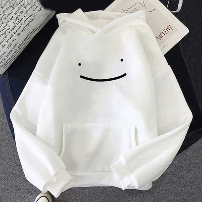 Women's hoodie with funny face motif Chic & Stil