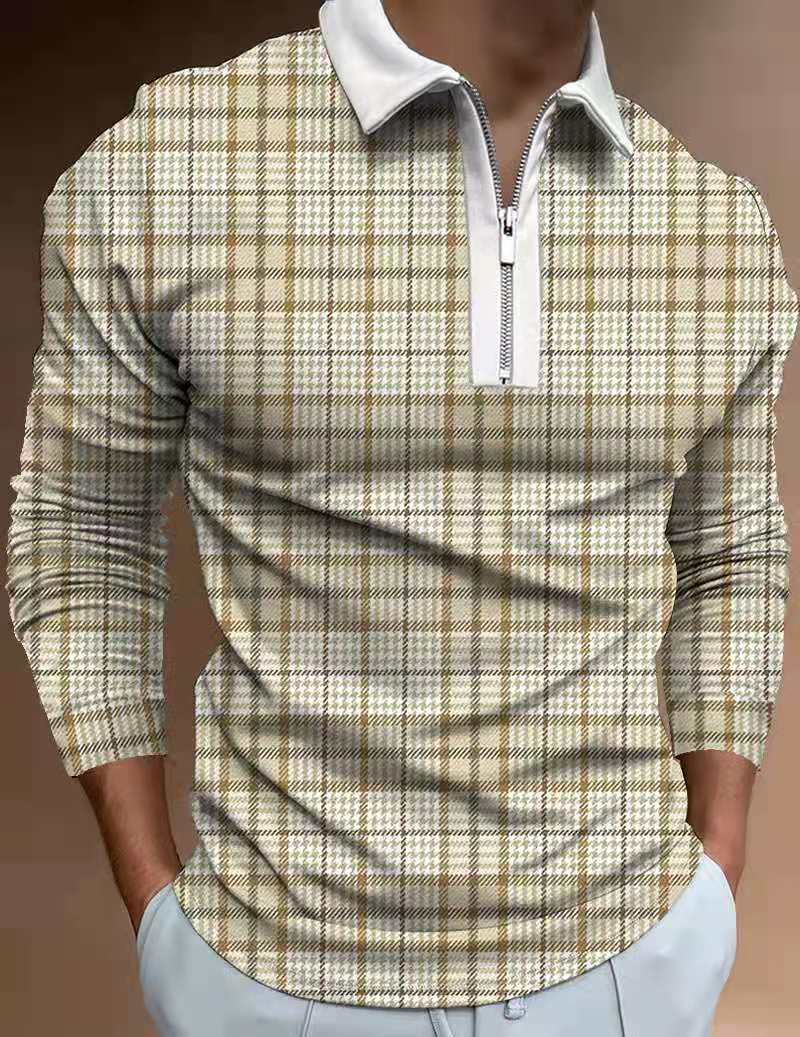 Sports sweater for men with stylish high collar Lune London