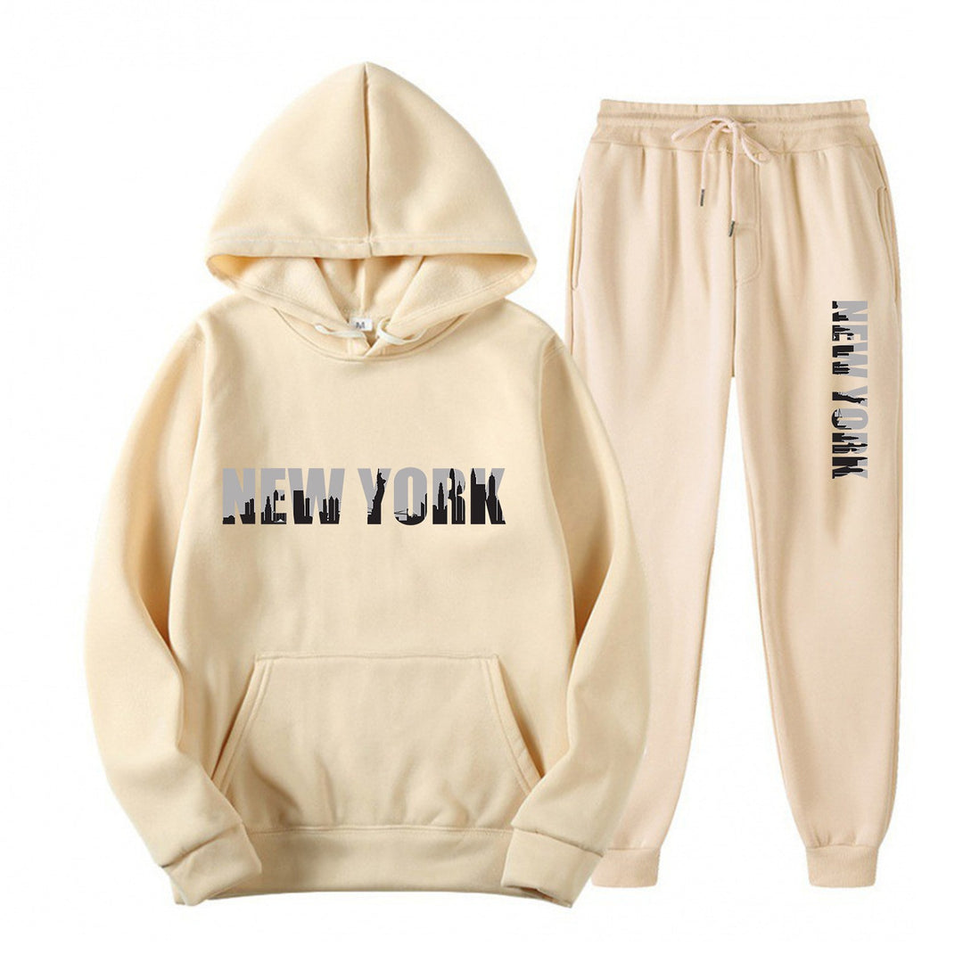 Women's sporty tracksuit with stylized New York print Chic & Stil
