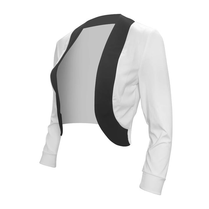 Women elegant blazer with contrasting inserts Lune London