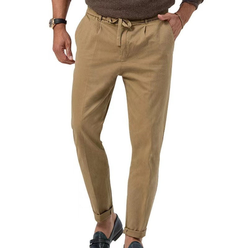 Comfortable men’s leisure pants with elastic waistband Lune London