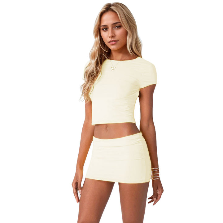 Ensemble top court et mini jupe femme Chic & Stil