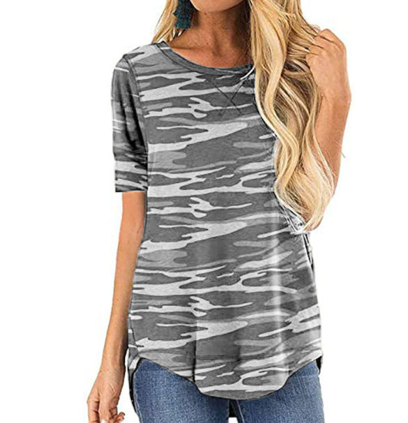 Women's t-shirt with modern leopard pattern and relaxed fit Lune London
