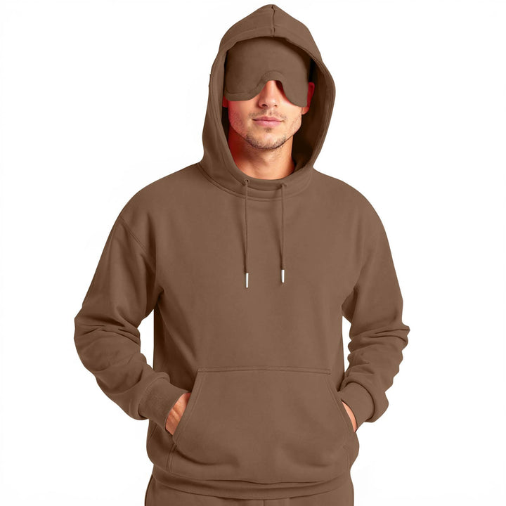 Men's hoodie with kangaroo pocket and adjustable drawstring Amarae
