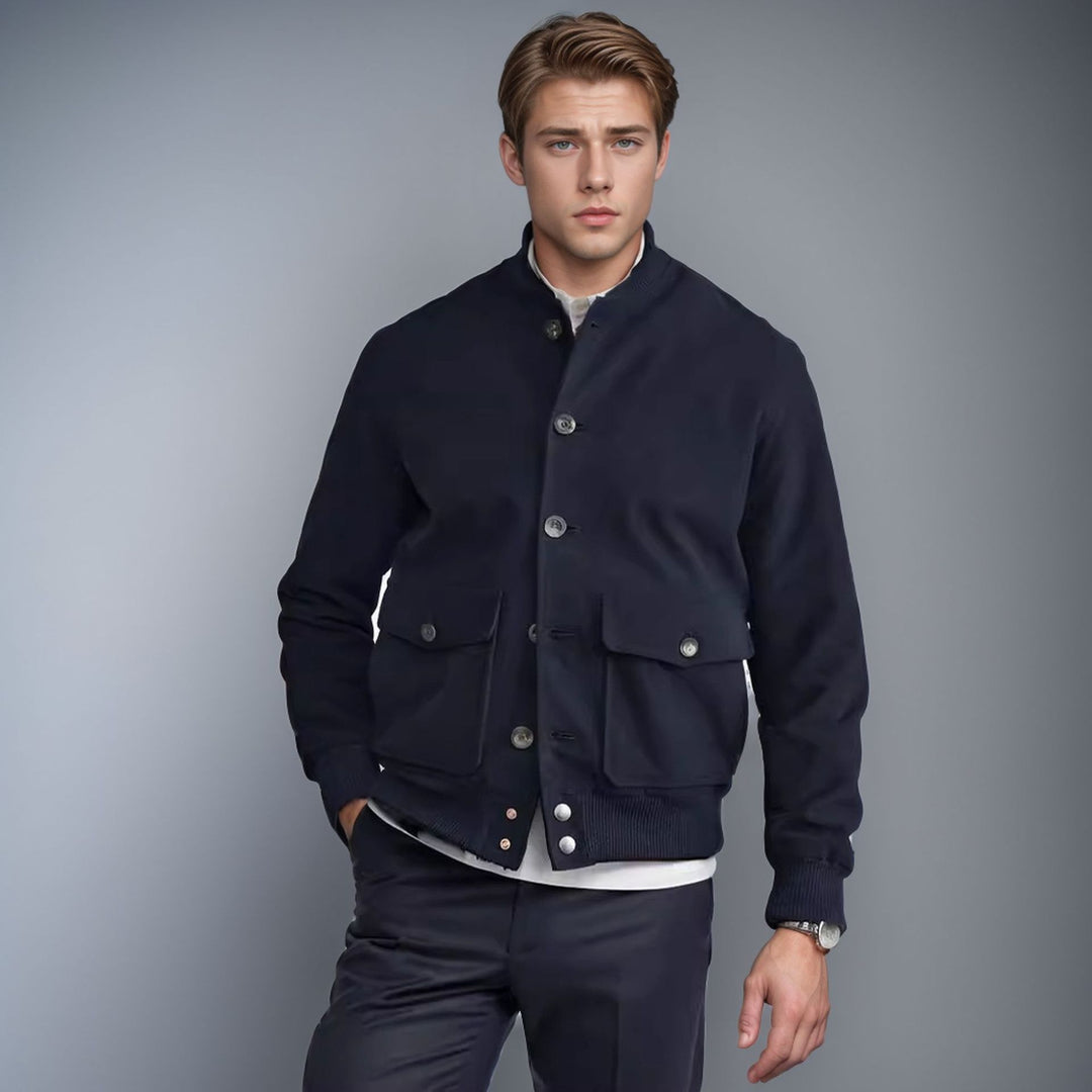 Casual quilted jacket for men with practical pockets Amarae
