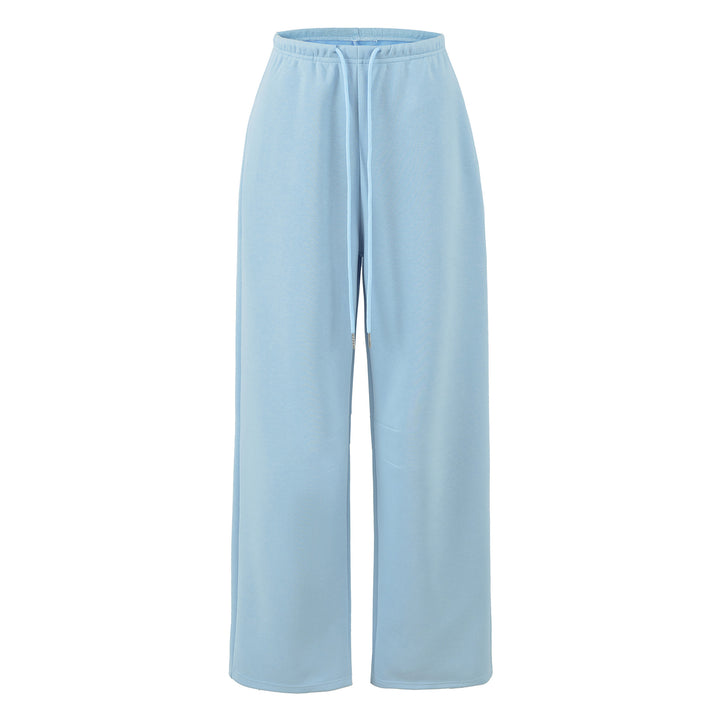 Women's Comfort Lounge Set with Short V Hooded Sweatshirt and High-Cut Wide-Leg Joggers Amarae