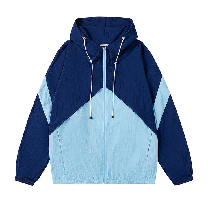 Men's sports jacket with adjustable hood system and reflective details Lune London