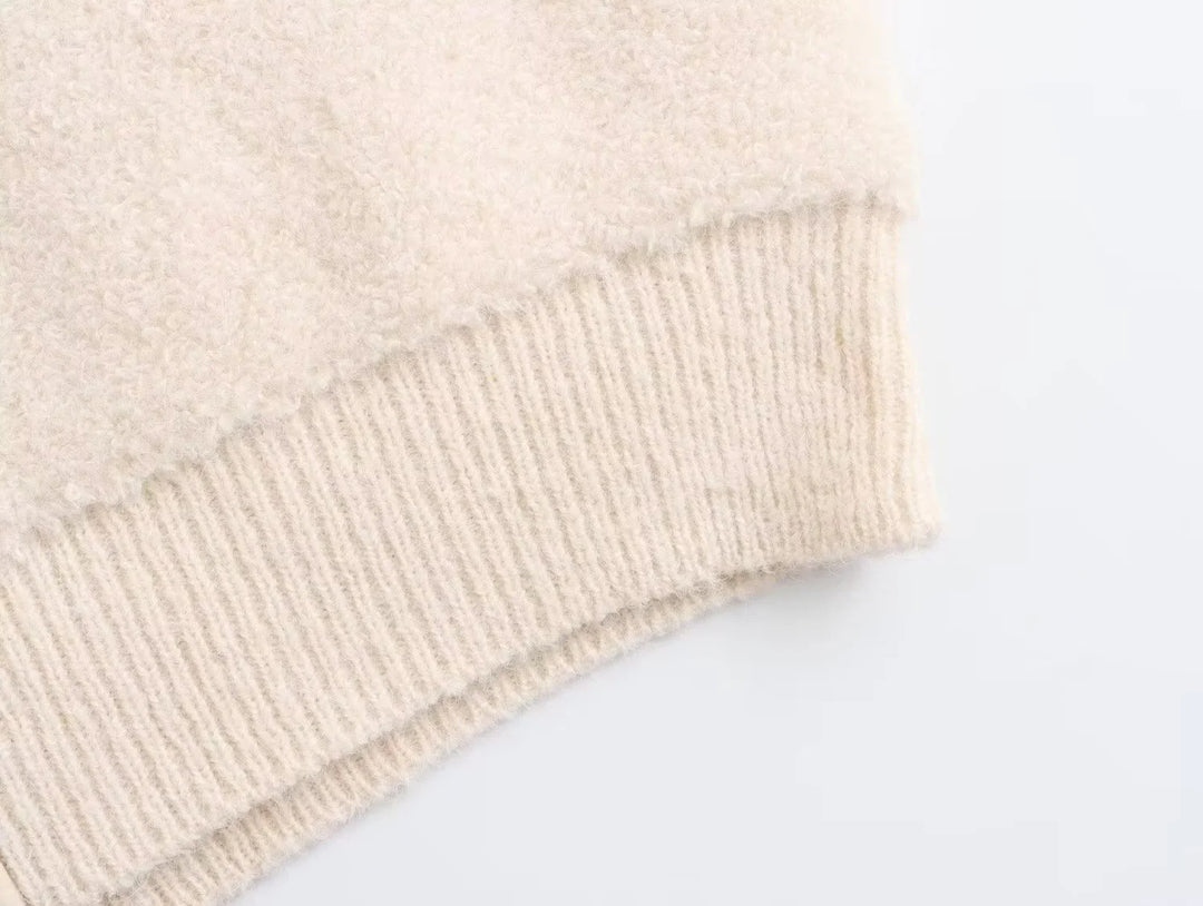 Women's Padded Wool Blend Vest with Hood and Snap Button Placket Amarae