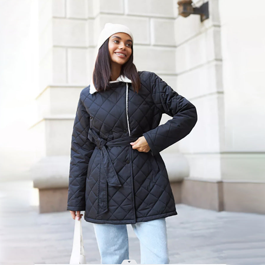 Amarae Women's Quilted Wool Jacket