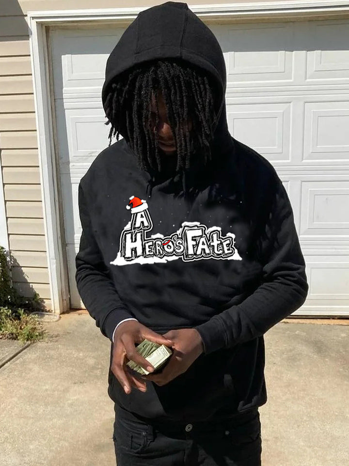 Men's Hoodie with creative print and casual fit Amarae