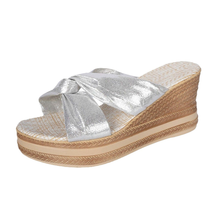 Wedge sandals for women with an elegant design and a comfort sole Lune London