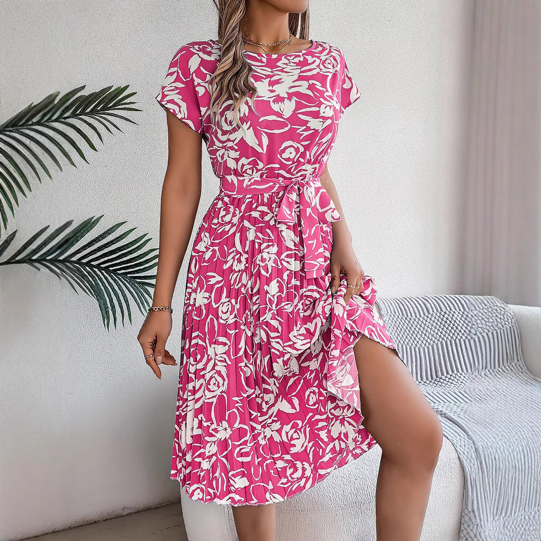 A-line dress for women with bow detail Lune London