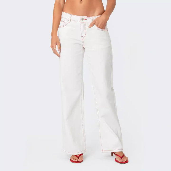 Ladies lace crop top with bow detail and adjustable straps Lune London