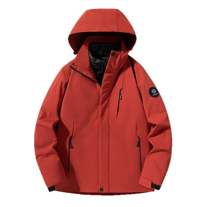 Men's triple combinable functional jacket with detachable quilted vest Amarae