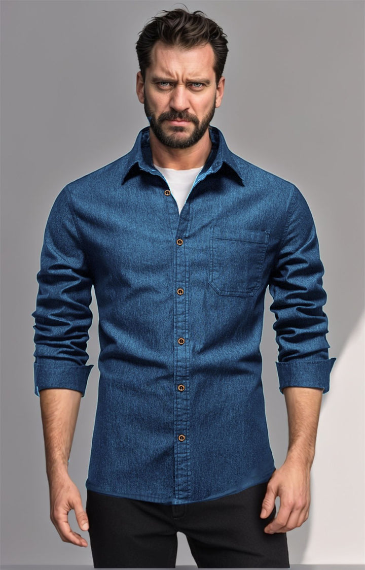 Men's Denim Shirt Lune London