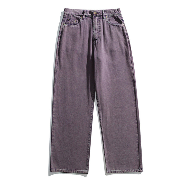 Women's jeans with high waist, straight leg and vintage wash Amarae