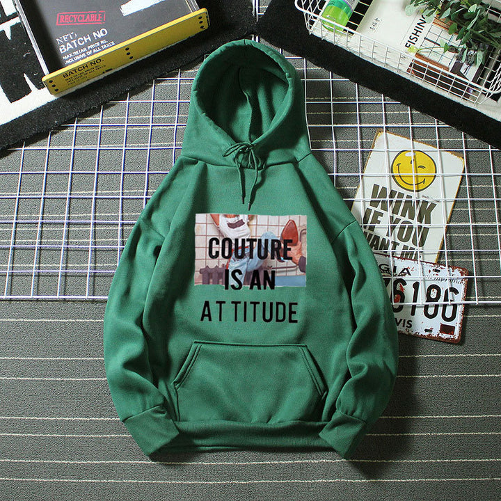 Women's hoodie with modern statement design Chic & Stil