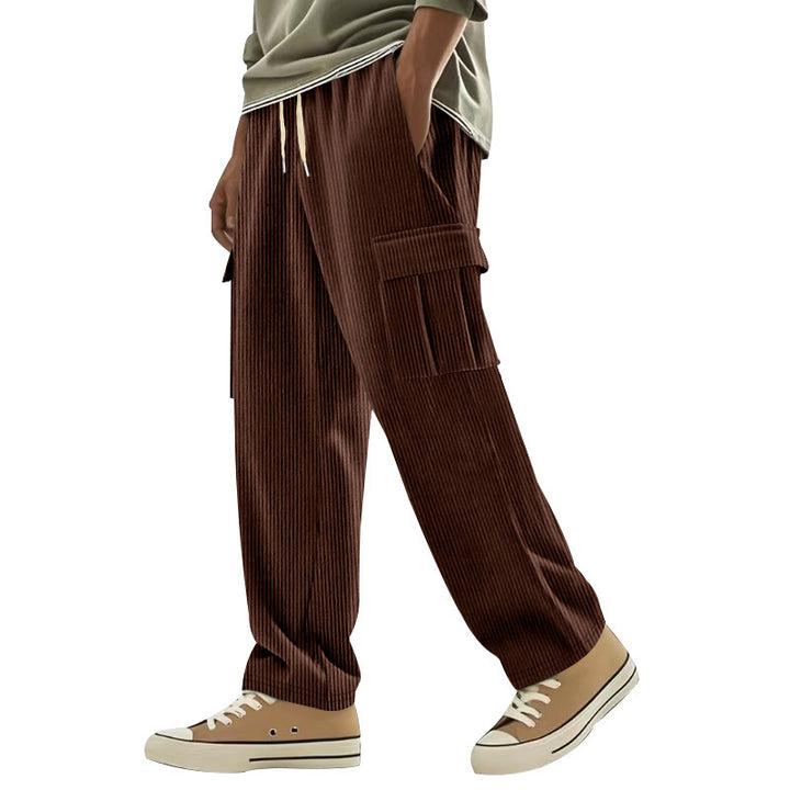 Casual corduroy pants for men with side pockets Lune London