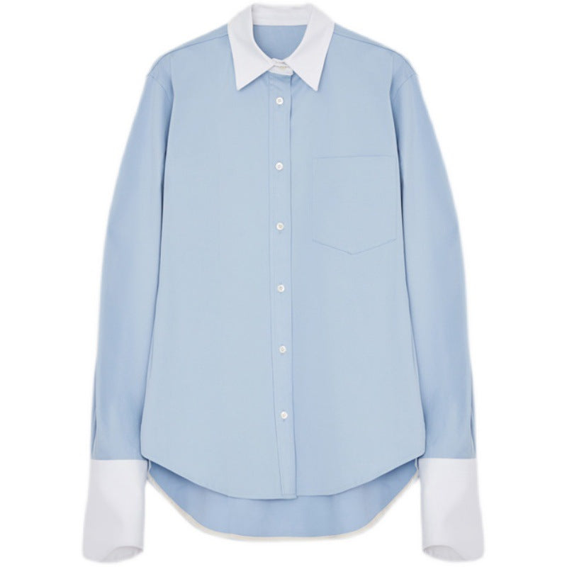 Chemisier élégant pour femmes avec une coupe moderne et des détails contrastants Chic & Stil