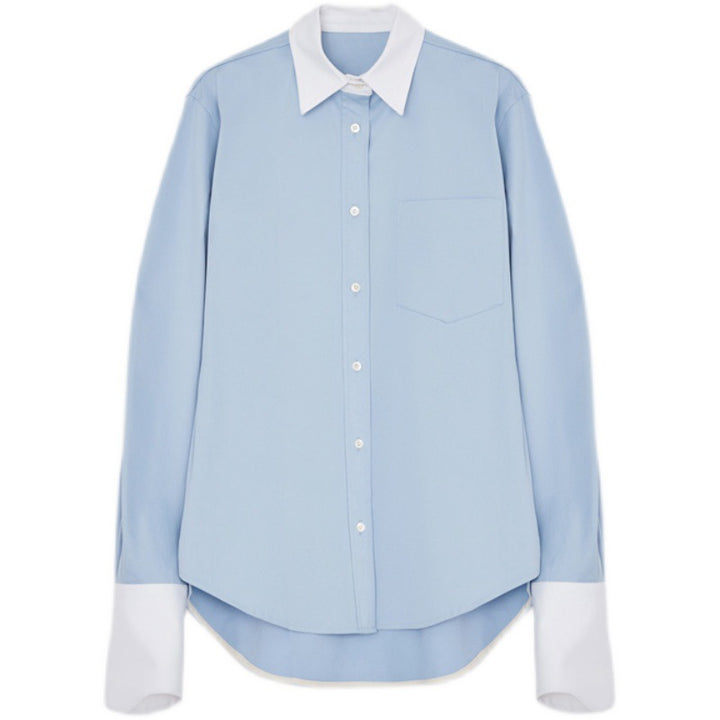 Chemisier élégant pour femmes avec une coupe moderne et des détails contrastants Chic & Stil
