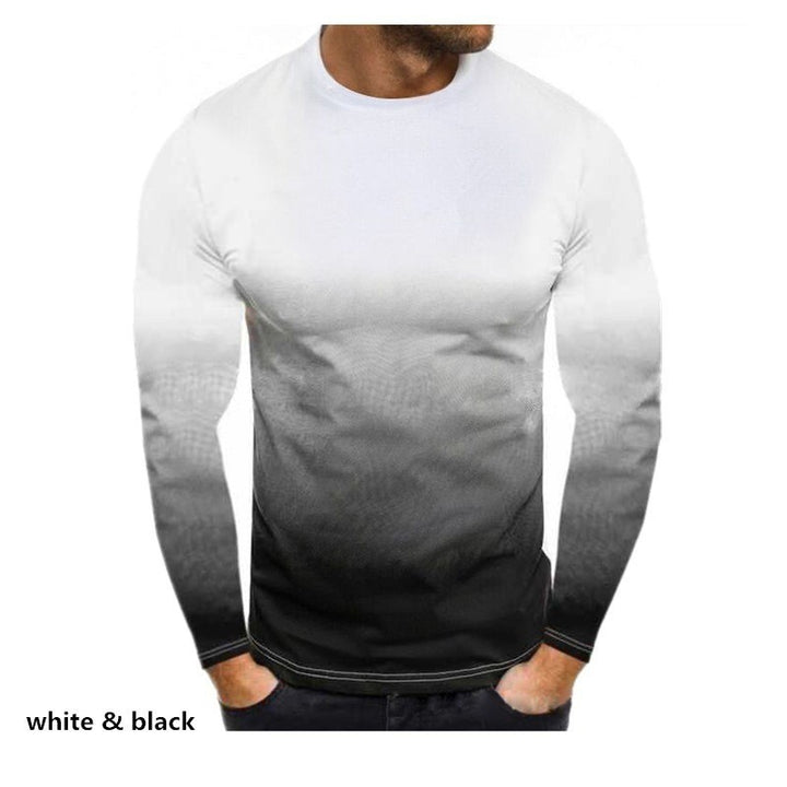 Men's long sleeve shirt with a modern gradient and a fitted cut Lune London